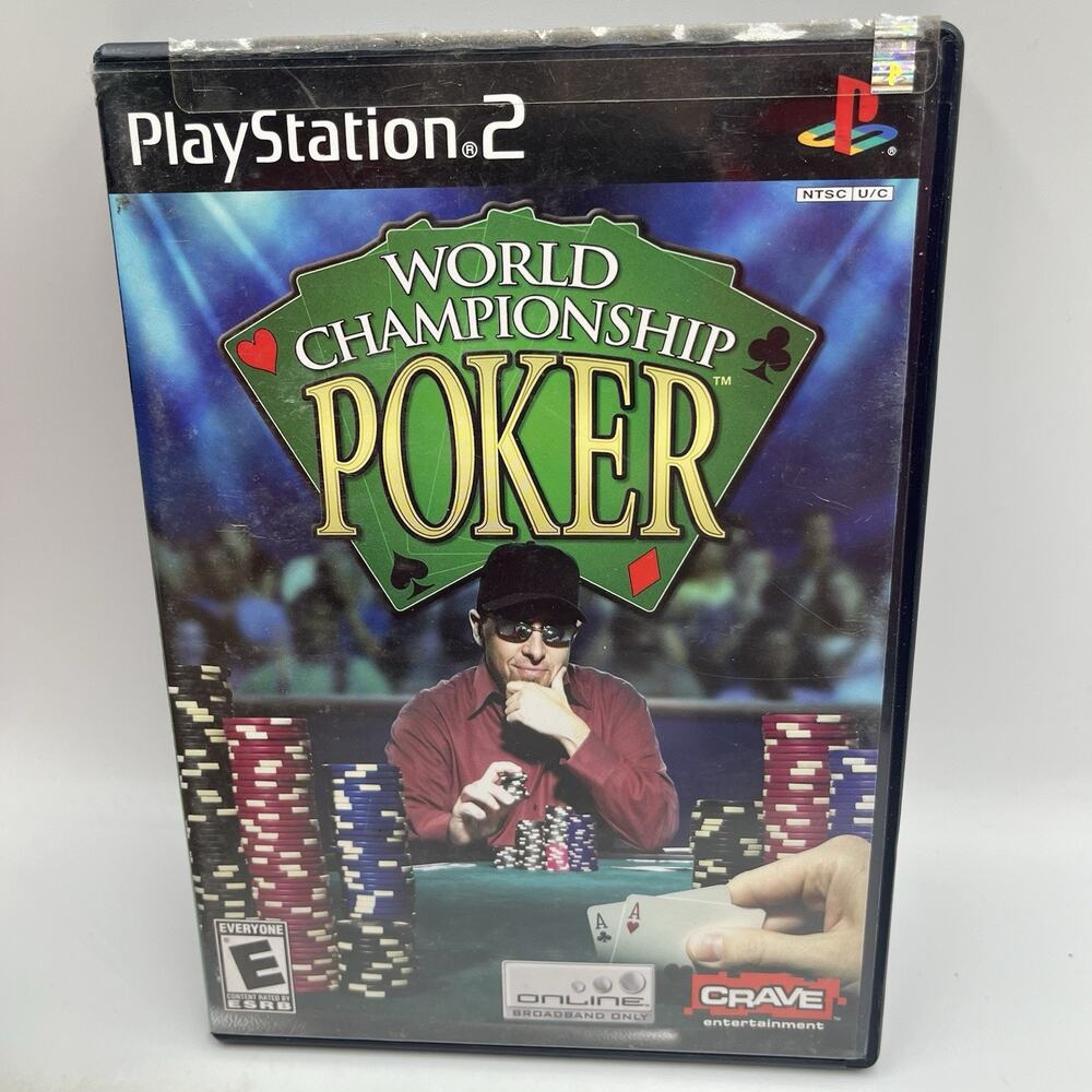 World Championship Poker (Sony PlayStation 2, 2004) PS2 Game